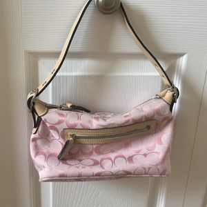 Pink coach purse